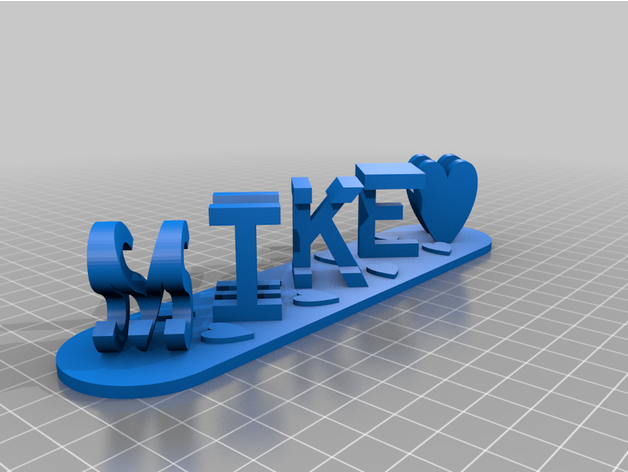 mike customized 3D print model - Mito3D