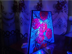 lámpara araña pantalla 3d print model - Mito3D