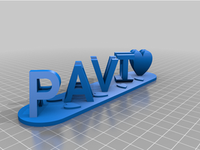 pavi customized 3d print model - Mito3D
