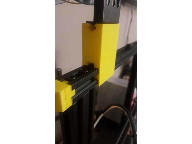 ender 3 xtension büyük makaralar bobine bobin uzantısı filment iplik örgü biriktirme destek 3D print model - Mito3D