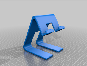 tall phone stand tablet 3d print model - Mito3D