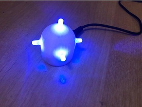 small light 5 led 3d print model - Mito3D