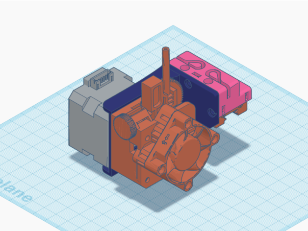 mgn12 CAD e3d titan aero monte edin mgn mod mgn12h 3D print model - Mito3D