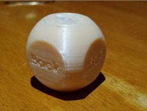 calibrar reverso eixo seleção 30mm calibração impressora esfera escrita 3d print model - Mito3D