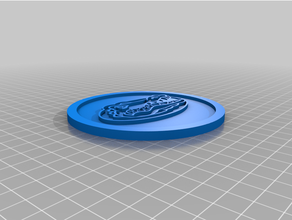 gator coaster gators university florida 3d print model - Mito3D