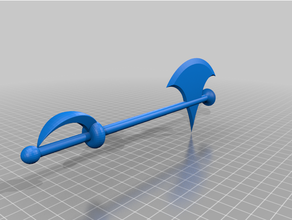 battle axe 3d print model - Mito3D