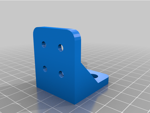 4 hole bracket customized 3d print model - Mito3D