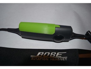bose aviation headset battery cover general 3d print model - Mito3D