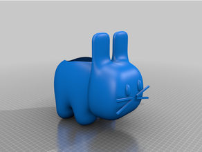 coniglio in pentola conejo 3d print model - Mito3D