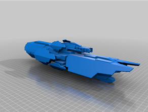 destroyer alos bataille battleship détruire l'empire fées frégate planète d'origine navire l'espace vaisseau spatial guerre yaodu 3d print model - Mito3D