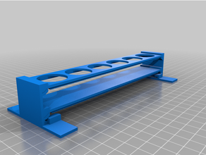 personnalisé test paramétrique tube centrifuger rack 3d print model - Mito3D