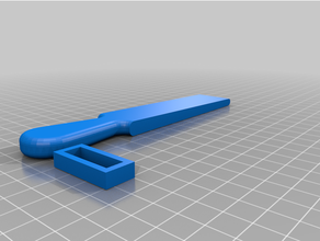 simple sanding stick 3d print model - Mito3D