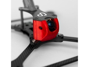 protector cam carbon - dedrones camara frame cabon 3d print model - Mito3D