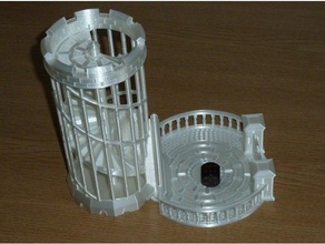 dice tower remix Burg Würfel Turm 3d print model - Mito3D