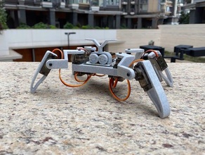 q1 lite 3 quadrúpede robô projetado educação hong kong jason oficina 3d print model - Mito3D