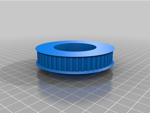 test pulley 1 customized 3d print model - Mito3D