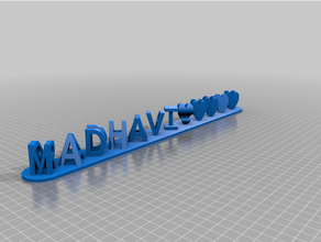 madhavi black med customized 3d print model - Mito3D