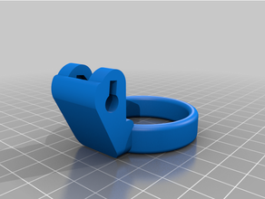40 mm anello divertimento castità gabbia maschio nsfw 3d print model - Mito3D