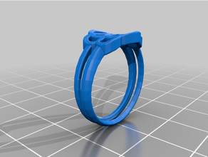 medieval ring redesigned jewelry wearable 3d print model - Mito3D