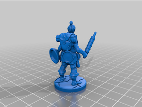 orc battle chef remix cook dnd miniature mini dungeons dragons pathfinder wargaming 3d print model - Mito3D