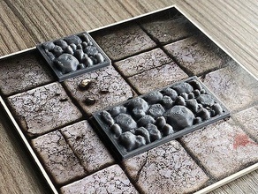 heroquest - floor wall tiles dungeons dragons fantasy tabletop wargaming warhammer 3d print model - Mito3D