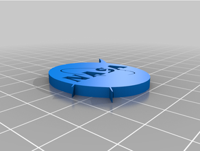 nasa badge 3d print model - Mito3D