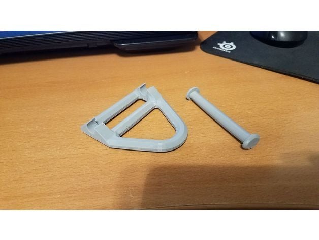 bar slider carabiner loop backpack clip hanger hook messenger bag rucksack strap 3D print model - Mito3D