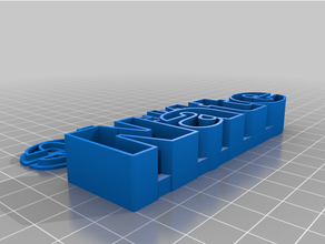 nate couvercle boîte personnalisé 3d print model - Mito3D