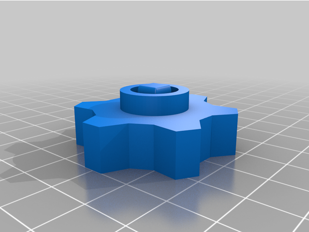 6 mm socket knob 3D print model - Mito3D