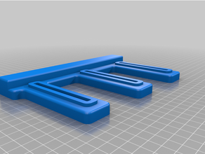 xcarve plaque pression 3 4inch v2 cnc 3d print model - Mito3D