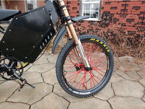 dnm usd 8 horquilla montaje guardabarros bicicletas bicicleta fender monte 3d print model - Mito3D