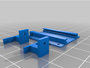 linear servo mount model railroad turnigy turnout motor control 3d print model - Mito3D