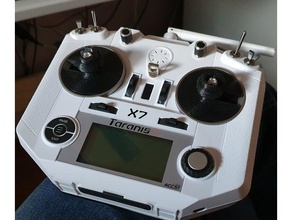 protector taranis qx7 original drone gimbal rc plane 3d print model - Mito3D