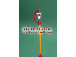 levitating lemur 3d printing figure fun kids lemur levitation magnets pencil toys