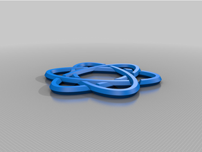 anillos borromeo Borromäischen Ringe matemticas Mathe puzzle 3d print model - Mito3D