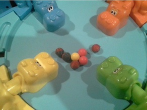 boules hungry hippos balles hippopotames faim lolballs 3d print model - Mito3D