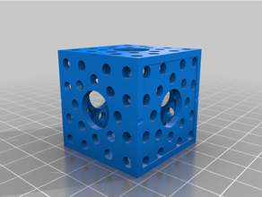 padrão tiras cubos corpo canal quadro kit placa estrutura 3d print model - Mito3D