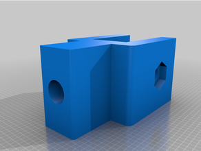 a8 x-axis tensioner replacement pulley holder 3d print model - Mito3D