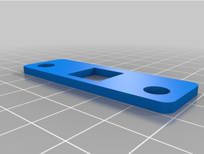kapı mandalı grev plaka spacer 3d print model - Mito3D
