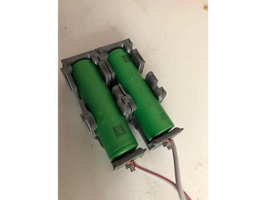 18650 batteria multipli caso titolare 3d print model - Mito3D