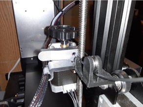 fillament guide ender 3 pro portant modification roulement billes creality filament 3d print model - Mito3D