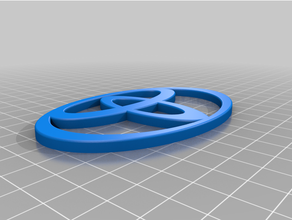 toyota logo 3d print model - Mito3D