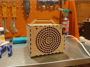 generatore ozono box taglio laser 3mm in mdf lasercut l'ozono 3d print model - Mito3D