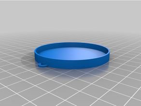 customized push lens cap 3d print model - Mito3D