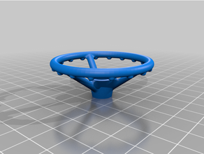 open rc tractor steering wheel 3d print model - Mito3D
