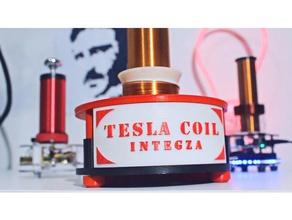 tesla coil 3d printable diy eletrical nikola 3d print model - Mito3D