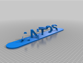 özelleştirilmiş harfi yanılsama engeller 3d print model - Mito3D