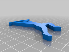 sırıkla atlamacı Anahtarlık atlama 3d print model - Mito3D