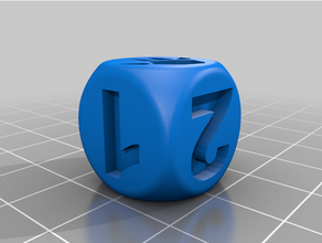 king og tokyo boardgame dice replace 3d print model - Mito3D