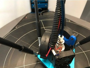 anycubic predator 5015 radial fan mount cooling 3d print model - Mito3D